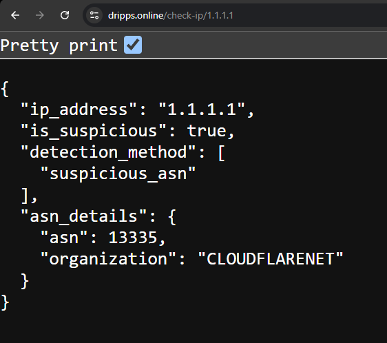 Diagram or logo for VPN Detection API